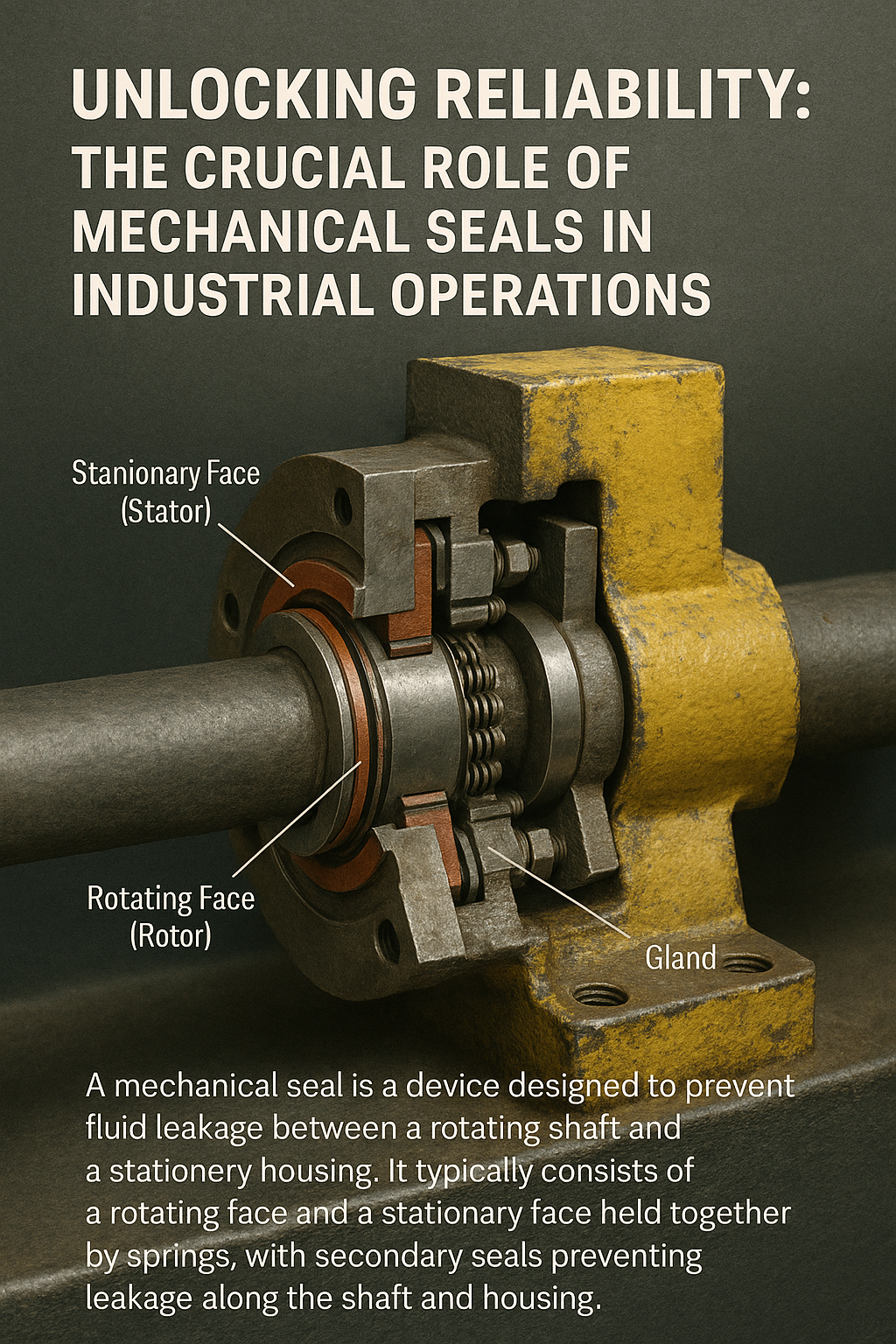 Engineers examining mechanical seals - Unlocking Reliability: The Crucial Role of Mechanical Seals in Industrial Operations
