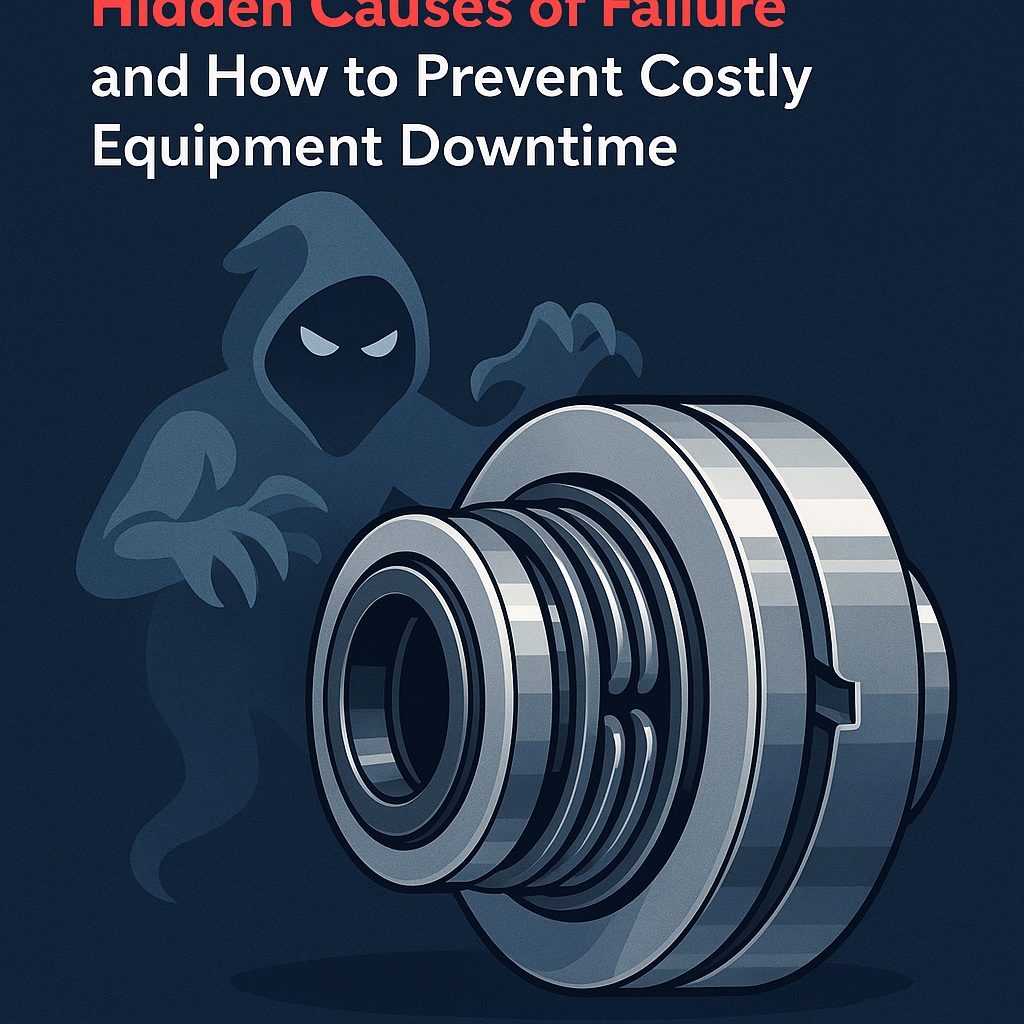 Engineers examining mechanical seals - The Invisible Thief in Mechanical Seals: Hidden Causes of Failure and How to Prevent Costly Equipment Downtime