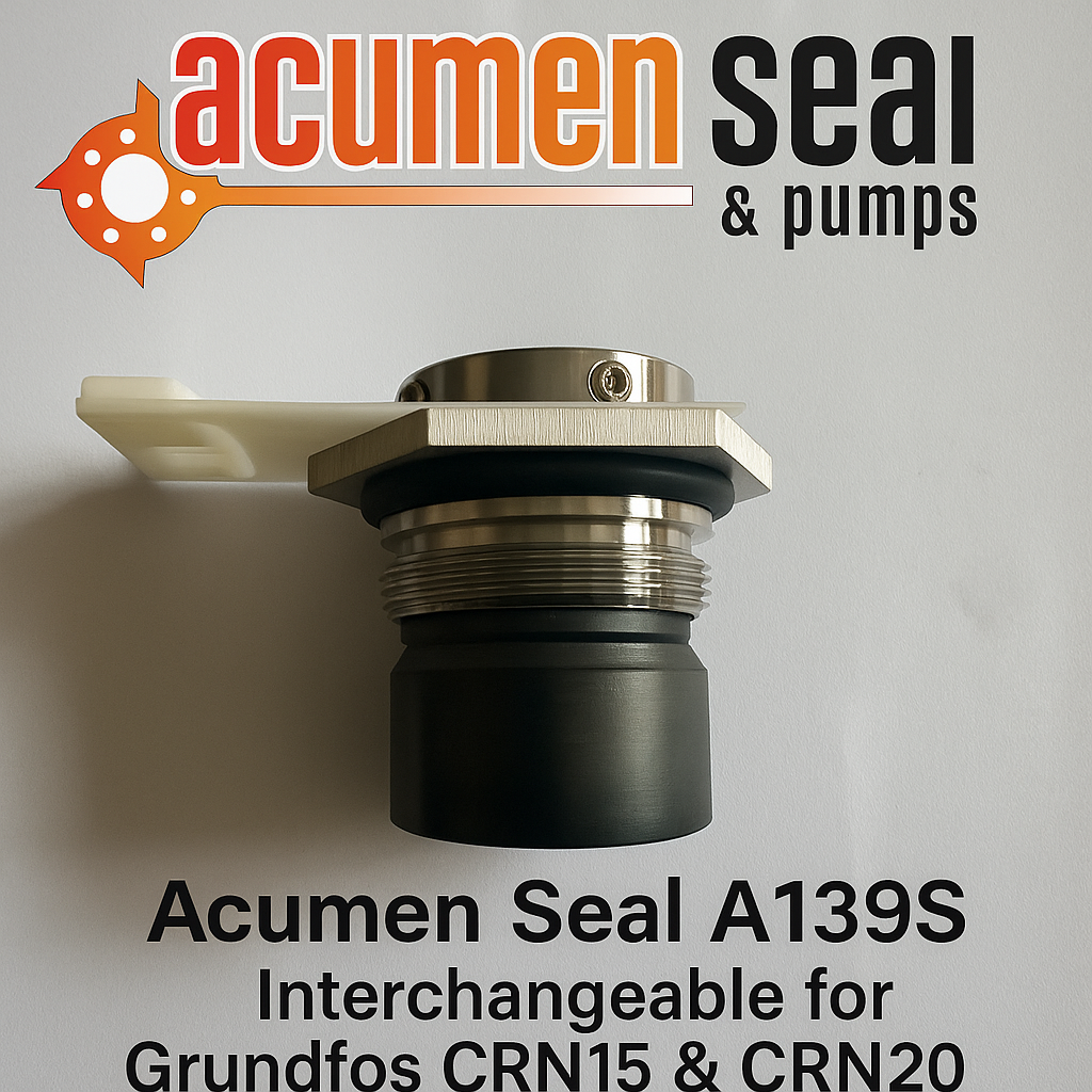 Engineers examining mechanical seals - Acumen Seal A139S: A Trusted Replacement for Grundfos CRN15 & CRN20 Pumps