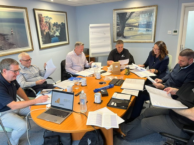 Engineers examining mechanical seals - AFC Europe, Seals & O-Rings Division - Sealing Excellence Programme v2 Applications & Opportunities Masterclass